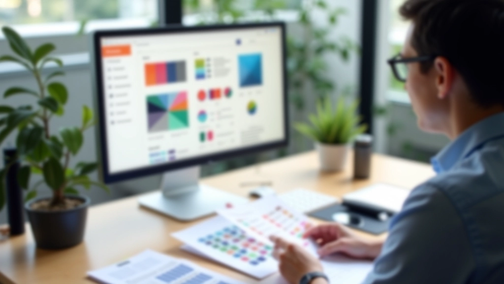Color contrast testing showing accessible and inaccessible color combinations side by side